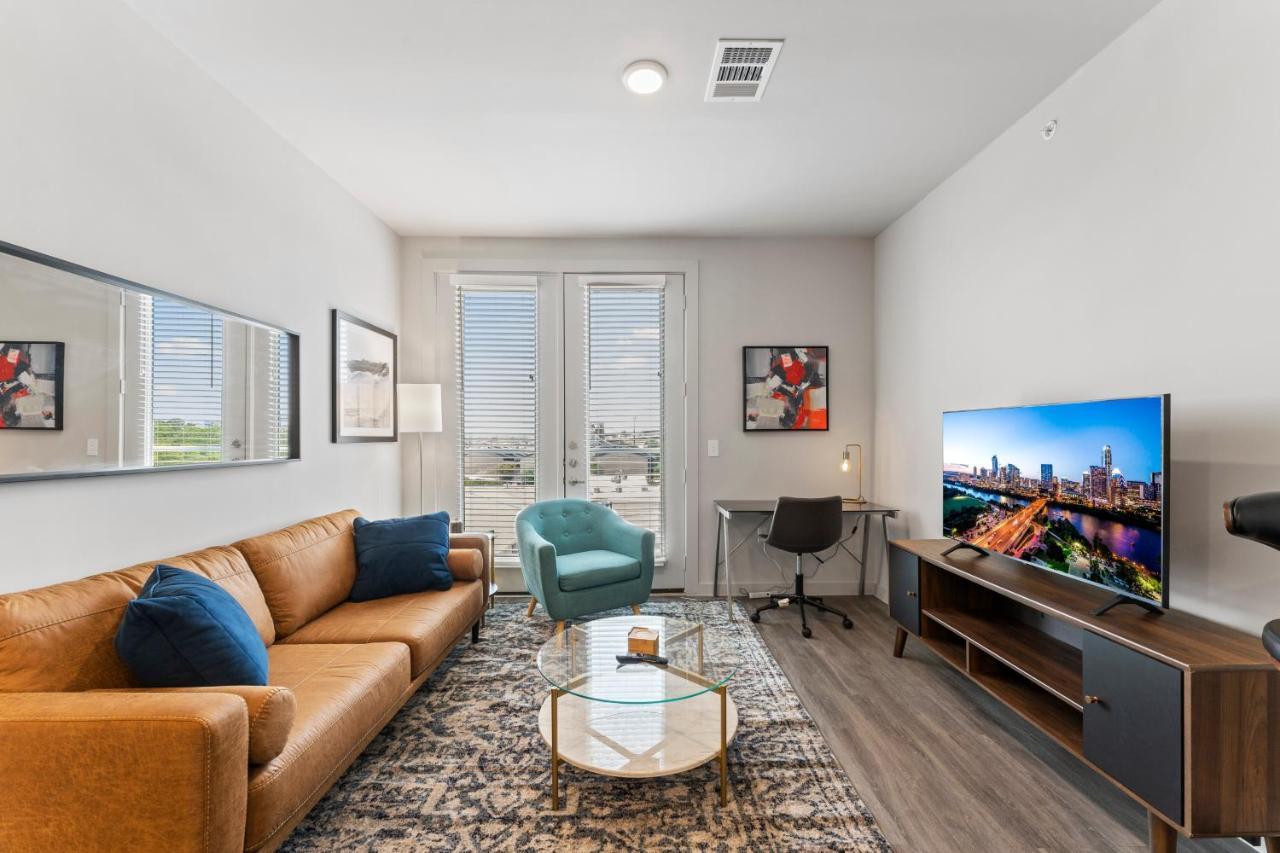 Luxury Central Apts - Free Parking, Gym, Fast Wifi Lägenhet Austin Exteriör bild