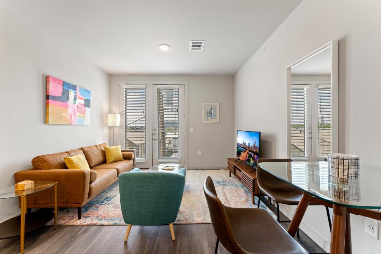 Luxury Central Apts - Free Parking, Gym, Fast Wifi Lägenhet Austin Exteriör bild